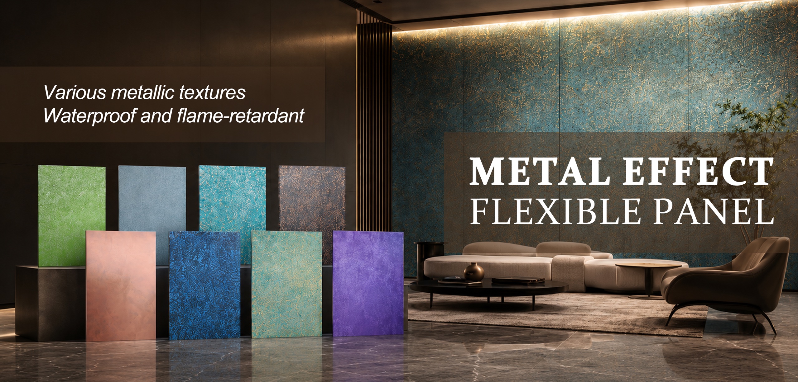 THINGOO gilded decorative panel application