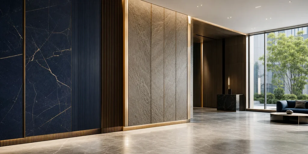 Sengu decorative surface materials for commercial manufacturing projects