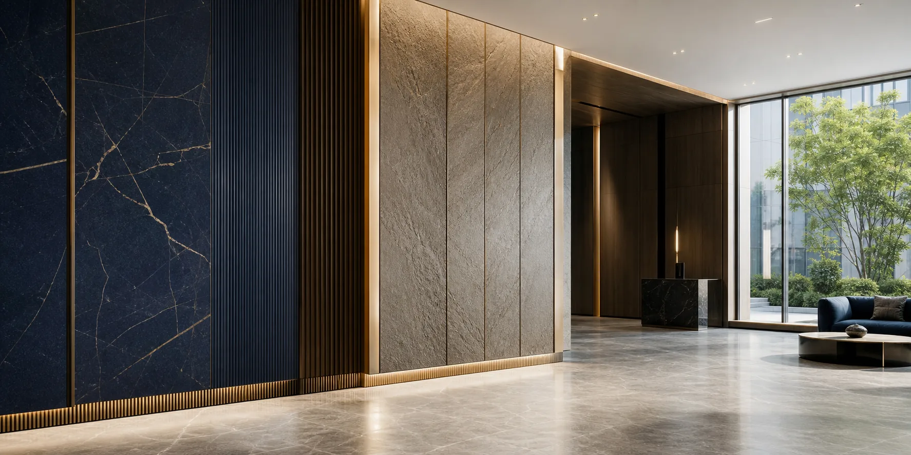 Sengu decorative surface materials for commercial manufacturing projects